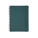 Ежедневник недатированный на гребне А5 Pragmatic, темно-зеленый Ежедневник недатированный на гребне А5 Pragmatic, темно-зеленый
