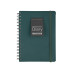 Ежедневник недатированный на гребне А5 Pragmatic, темно-зеленый Ежедневник недатированный на гребне А5 Pragmatic, темно-зеленый