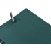 Ежедневник недатированный на гребне А5 Pragmatic, темно-зеленый Ежедневник недатированный на гребне А5 Pragmatic, темно-зеленый