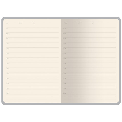 Ежедневник недатированный А5 Amazonia, черный с золотым обрезом