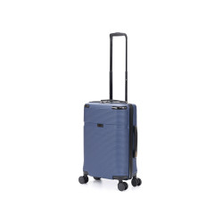 Чемодан TORBER Onego, синий, ABS-пластик, 59,5 х 39,5 х 24 см, 46 л