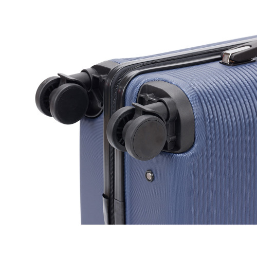 Чемодан TORBER Onego, синий, ABS-пластик, 59,5 х 39,5 х 24 см, 46 л Чемодан TORBER Onego, синий, ABS-пластик, 59,5 х 39,5 х 24 см, 46 л