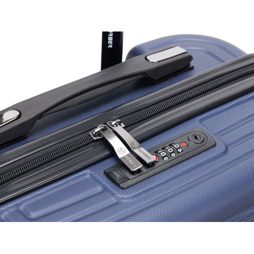 Чемодан TORBER Onego, синий, ABS-пластик, 59,5 х 39,5 х 24 см, 46 л Чемодан TORBER Onego, синий, ABS-пластик, 59,5 х 39,5 х 24 см, 46 л