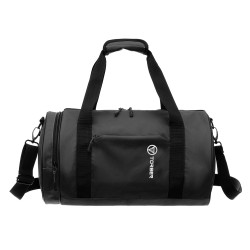 Сумка спортивная TORBER Mobi, чёрный, полиэстер 900D с PU покрытием, 45 х 25 х 25 см