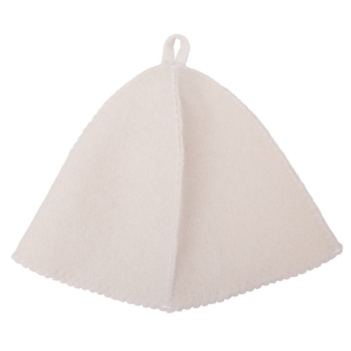 Шапка для бани и сауны Healing, белая Шапка для бани и сауны Healing, белая