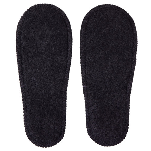 Тапочки белые/серые с отворотом без вышивки Тапочки белые/серые с отворотом без вышивки