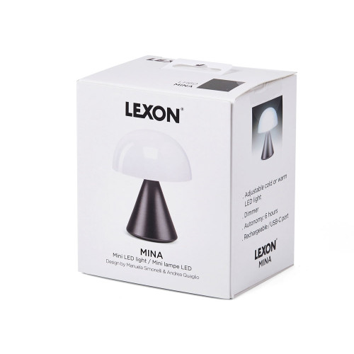 Лампа интерьерная Mina, Gun metal