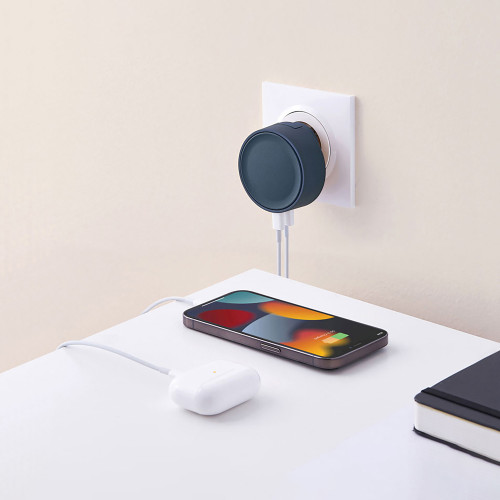 Адаптер питания USB Poweron, темно-синий Адаптер питания USB Poweron, темно-синий