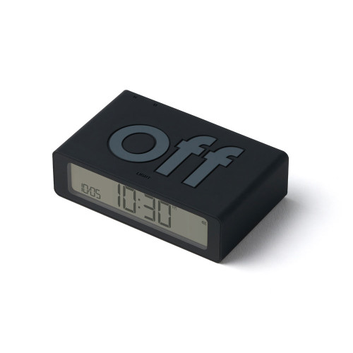 Часы настольные Flip Mini, черный