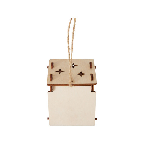 Подвеска с подсветкой домик (с мерцающей свечкой) Подвеска с подсветкой домик (с мерцающей свечкой)