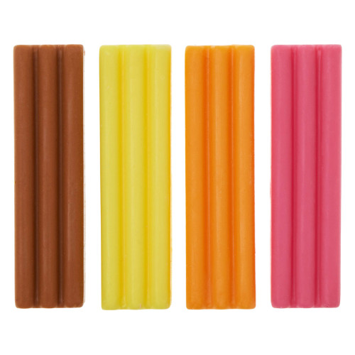 Набор Съедобный пластилин 4 кусочков (без ножа)