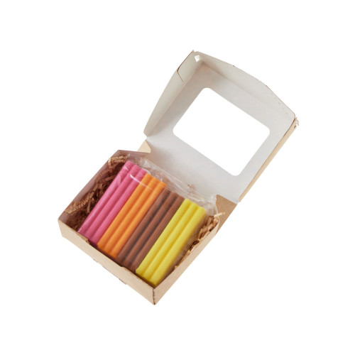 Набор Съедобный пластилин 4 кусочков (без ножа)