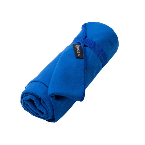 Легкое полотенце Gulpi  из микрофибры RPET с ремешком для складывания, 70*120 см, королевский синий