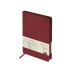 Ежедневник А5 Megapolis Color New soft-touch, бордовый