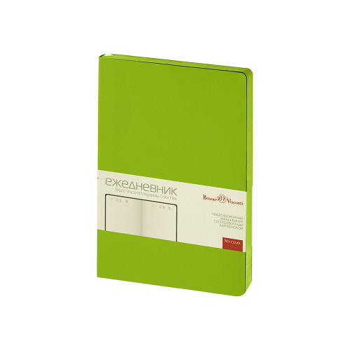 Ежедневник недатированный А5 Megapolis Color Flex New, салатовый Ежедневник недатированный А5 Megapolis Color Flex New, салатовый