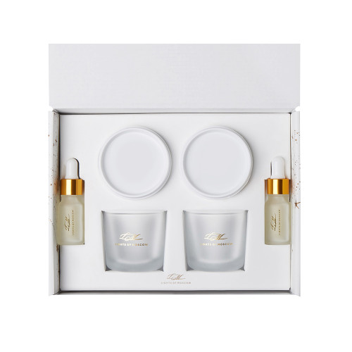 Набор для создания 2-х ароматических свечей: имбирный пряник, рождественская елка