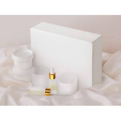 Набор для создания 2-х ароматических свечей: имбирный пряник, рождественская елка (без лого LM)