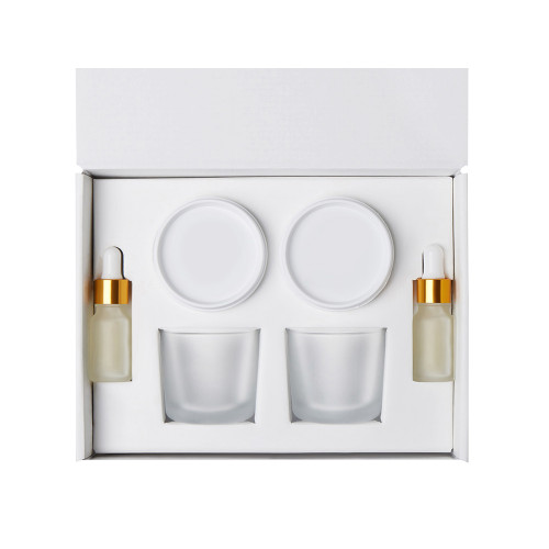 Набор для создания 2-х ароматических свечей: имбирный пряник, рождественская елка (без лого LM)