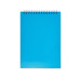 Блокнот на пружине в пластиковой обложке А5, синий Блокнот на пружине в пластиковой обложке А5, синий