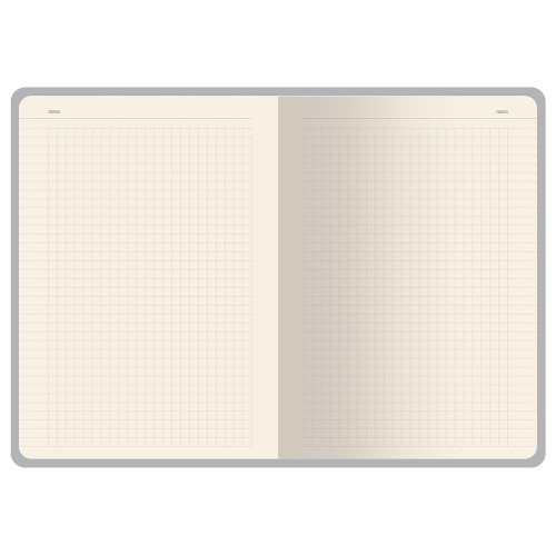 Бизнес-тетрадь А5 Pragmatic Contrast, 40 листов в клетку, белый с черным срезом Бизнес-тетрадь А5 Pragmatic Contrast, 40 листов в клетку, белый с черным срезом