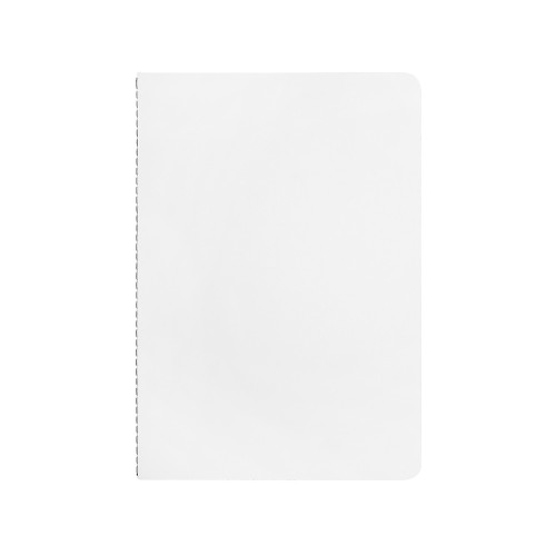 Бизнес-тетрадь А5 Pragmatic Contrast, 40 листов в клетку, белый с черным срезом Бизнес-тетрадь А5 Pragmatic Contrast, 40 листов в клетку, белый с черным срезом