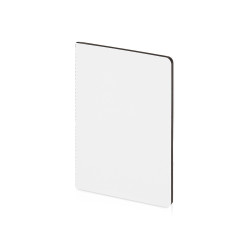 Бизнес-тетрадь А5 Pragmatic Contrast, 40 листов в клетку, белый с черным срезом