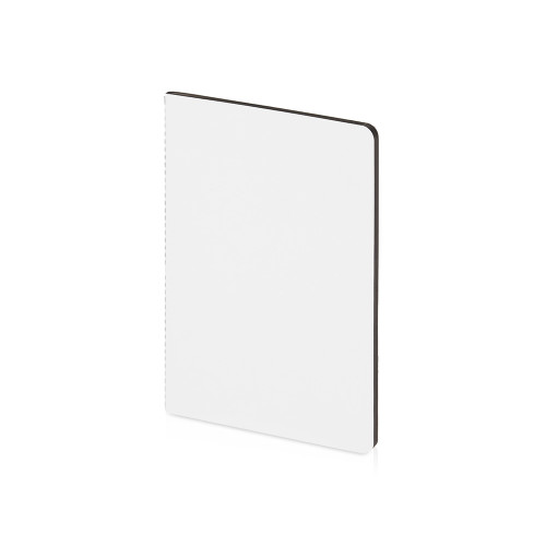 Бизнес-тетрадь А5 Pragmatic Contrast, 40 листов в клетку, белый с черным срезом Бизнес-тетрадь А5 Pragmatic Contrast, 40 листов в клетку, белый с черным срезом