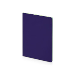 Бизнес-тетрадь А5 Pragmatic Contrast, 40 листов в клетку, фиолетовый с салатовым срезом