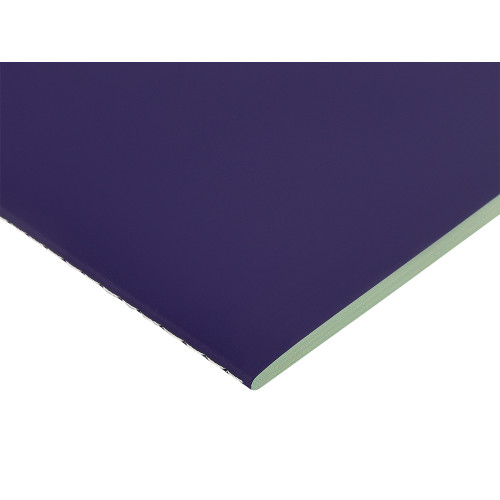 Бизнес-тетрадь А5 Pragmatic Contrast, 40 листов в клетку, фиолетовый с салатовым срезом