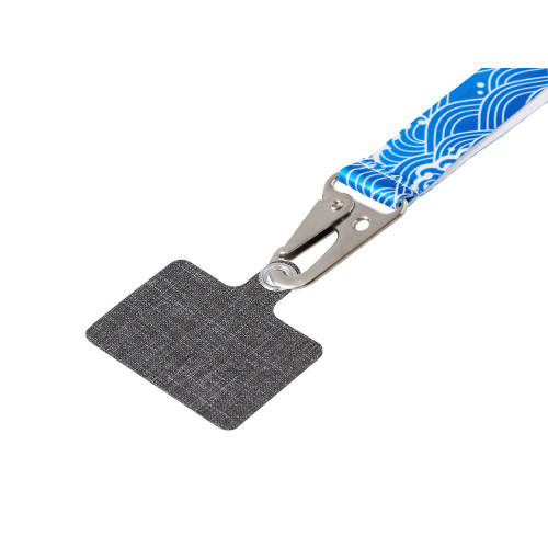 Ремувка под сублимацию с большим карабином и большим держателем для телефона из ПЭ