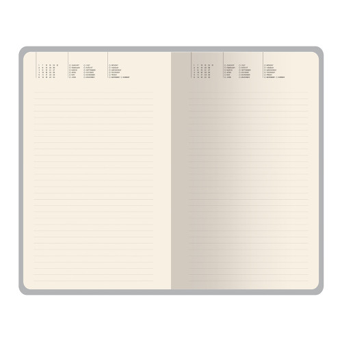 Ежедневник недатированный А5 Valencia, серый