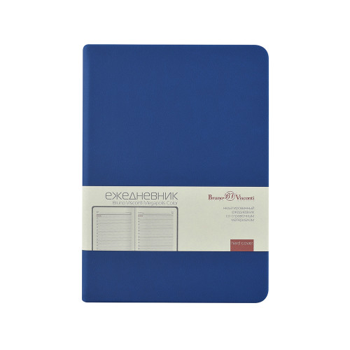 Ежедневник недатированный А6+ Megapolis Color, синий