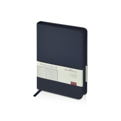 Ежедневник недатированный А6+ Megapolis Color, темно-синий navy