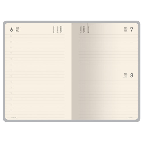 Ежедневник А5 датированный Megapolis Color 2026, красный