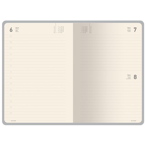 Ежедневник А5 датированный Megapolis Color 2026, серый