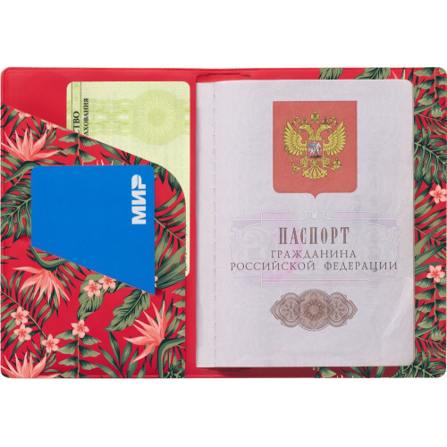 Обложка для паспорта с возможностью полноцветной УФ-печати, софт-тач