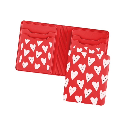 Картхолдер с отделением для наличных денег с возможностью полноцветной УФ-печати, софт-тач