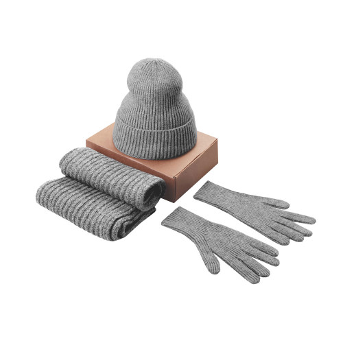 Подарочный набор  Nordend, серый меланж