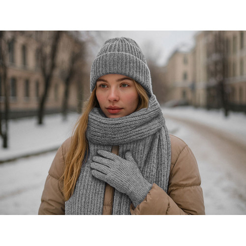 Подарочный набор  Nordend, серый меланж