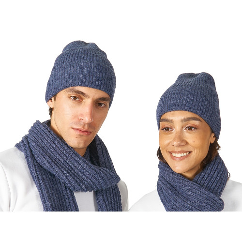 Подарочный набор  Nordend, темно-синий меланж