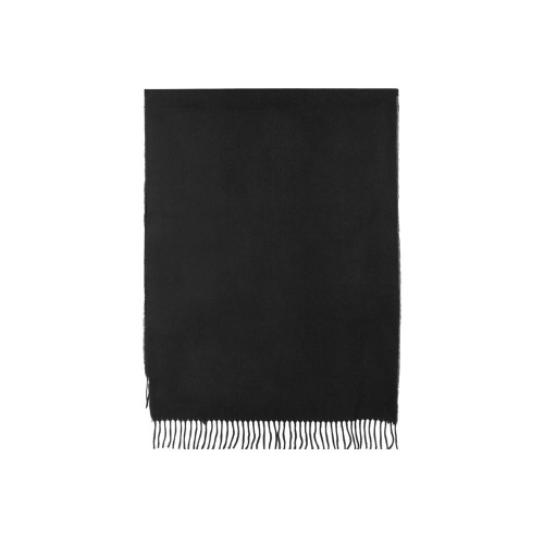 Подарочный набор с палантином и термокружкой, черный