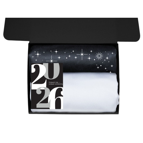 Подарочный набор с палантином и термокружкой, белый