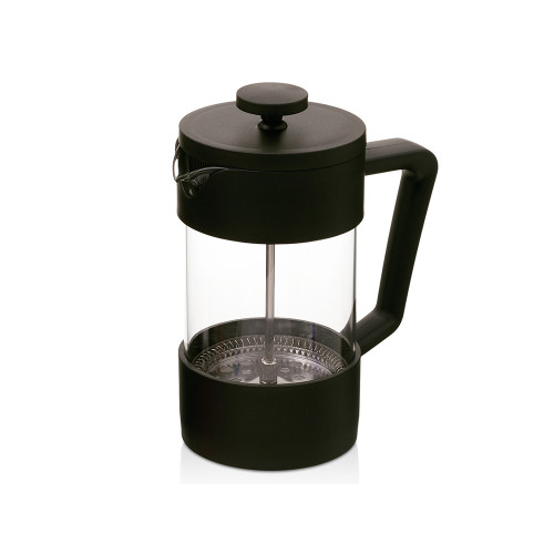 Подарочный набор c пледом, френчпрессом, чаем и медом, белый