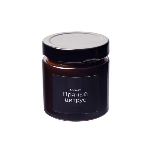 Подарочный набор c пледом, френчпрессом, чаем и медом, черный