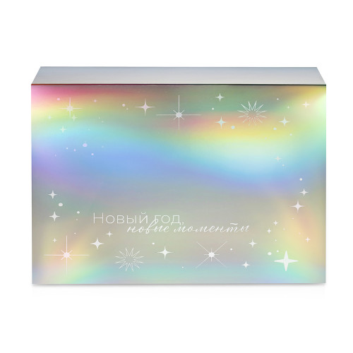 Подарочный набор c термокружкой, блокнотом, ручкой и свечкой, темно - синий