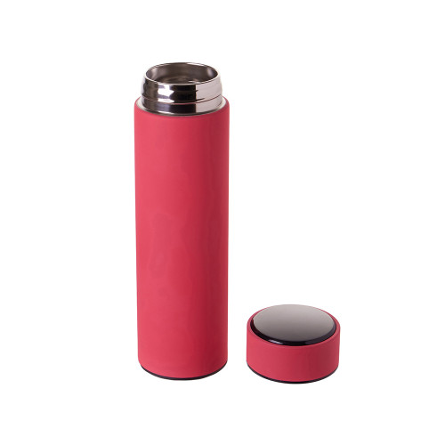 Термос FAMILY MARK LED, soft touch (Фуксия) Термос FAMILY MARK LED, soft touch (Фуксия)