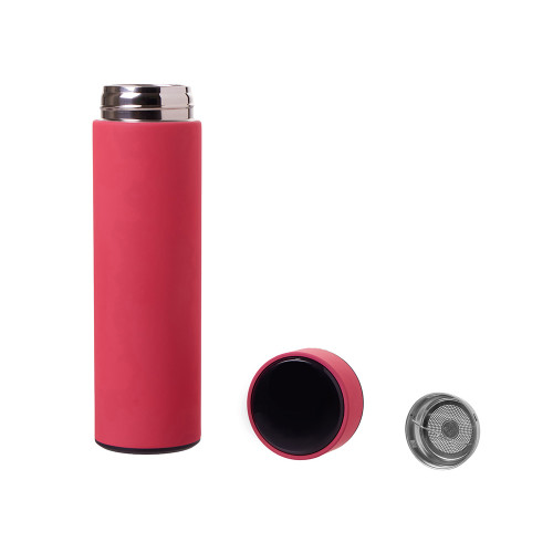 Термос FAMILY MARK LED, soft touch (Фуксия) Термос FAMILY MARK LED, soft touch (Фуксия)