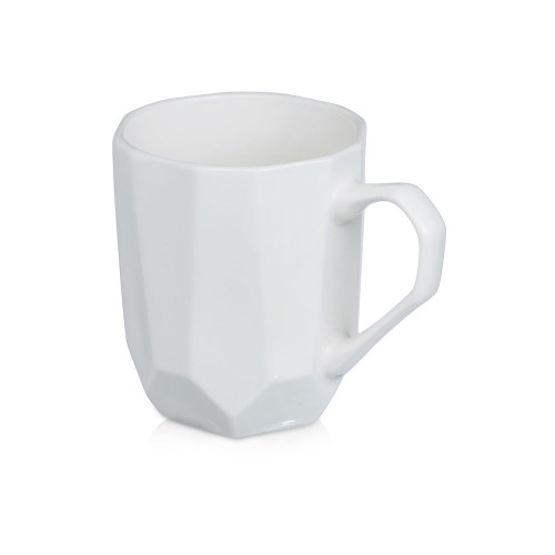 Подарочный набор с кружкой, подносом, свечой и чаем, белый