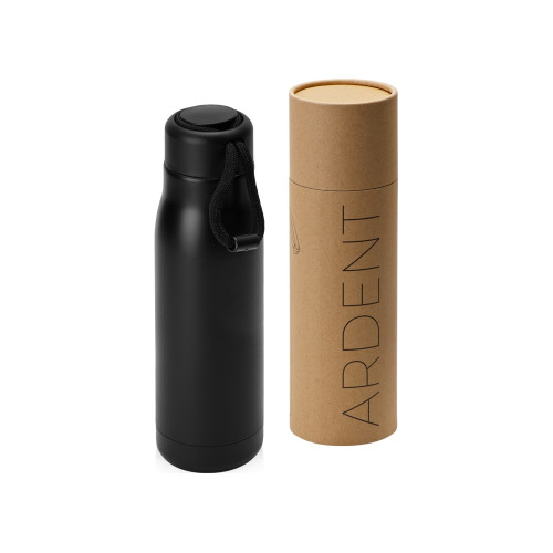 Подарочный набор с варежками, шарфом и термосом,красный