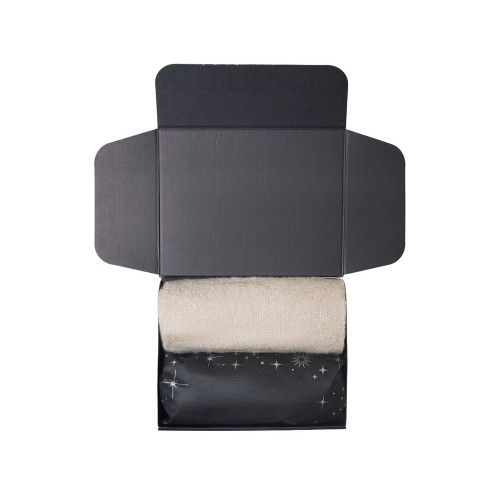 Подарочный набор с пледом, увлажнителем и попкорном, бежевый